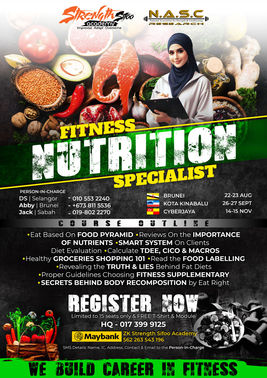 Fitness Nutrition Specialist (Poster)